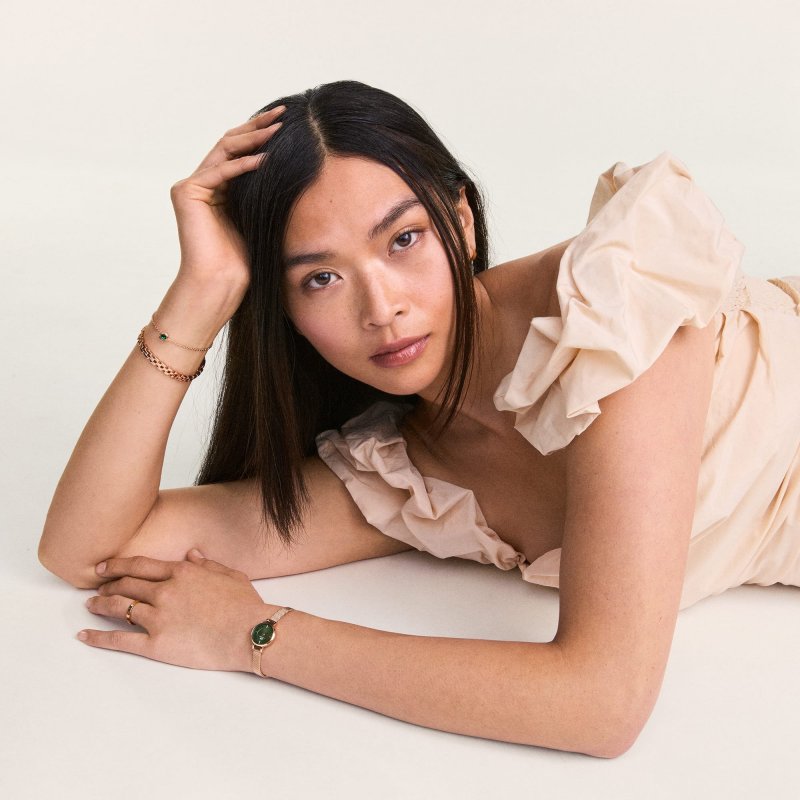 Daniel Wellington - Petite Mini Smaraldo - Oro Rosa - Verde