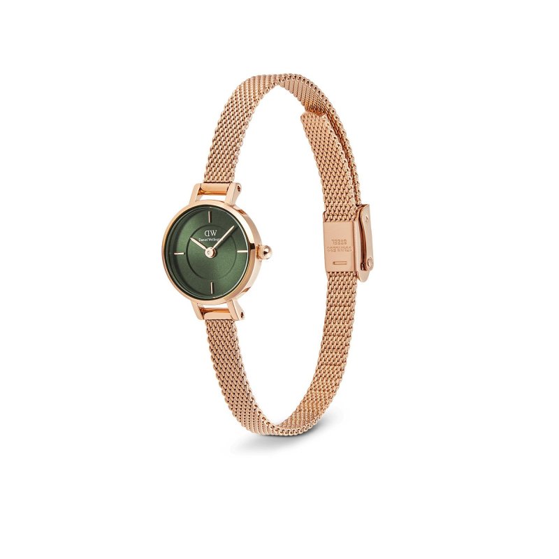 Daniel Wellington - Petite Mini Smaraldo - Oro Rosa - Verde