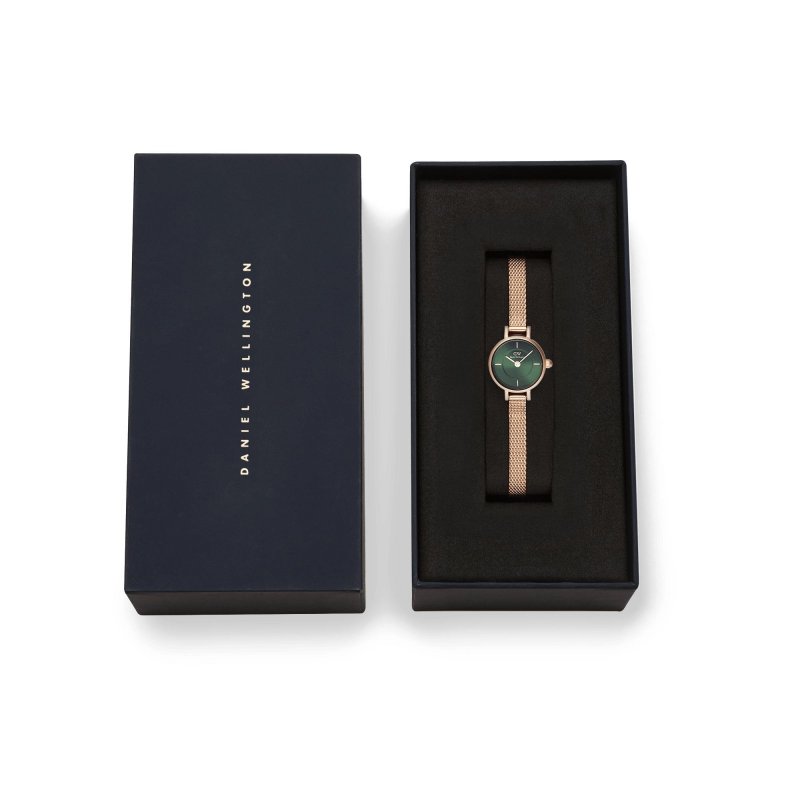 Daniel Wellington - Petite Mini Smaraldo - Oro Rosa - Verde