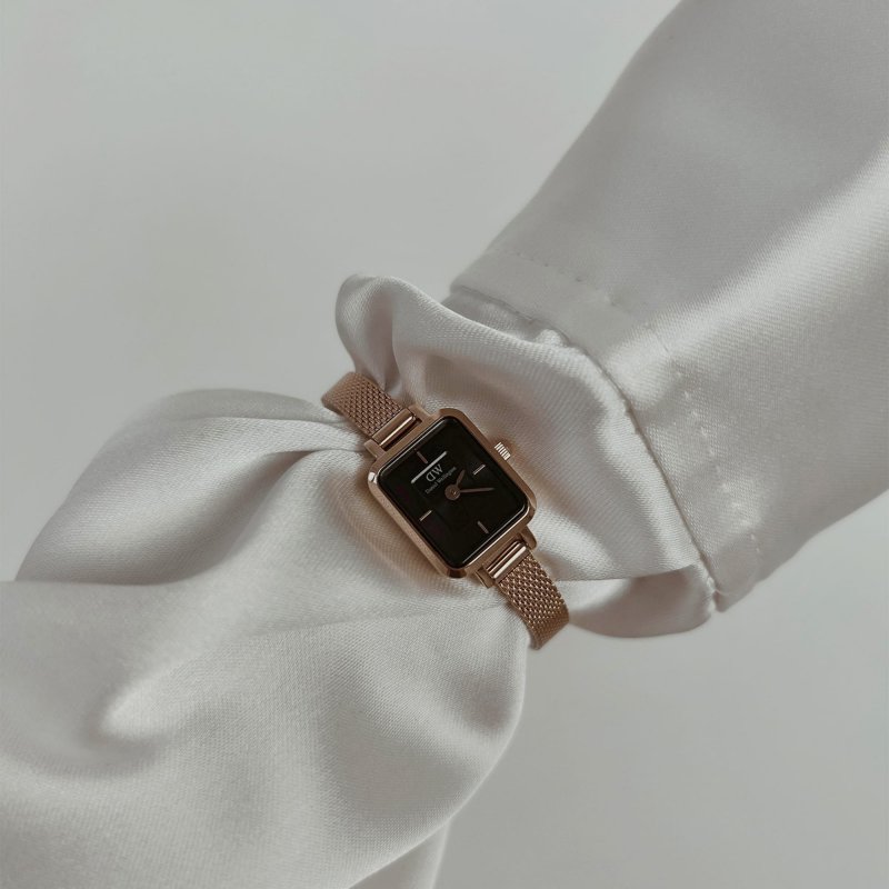 Daniel Wellington - Quadro Mini Onyx - Oro Rosa
