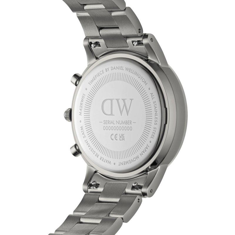 Daniel Wellington - Iconico Cronografo - Grafite - Acciaio
