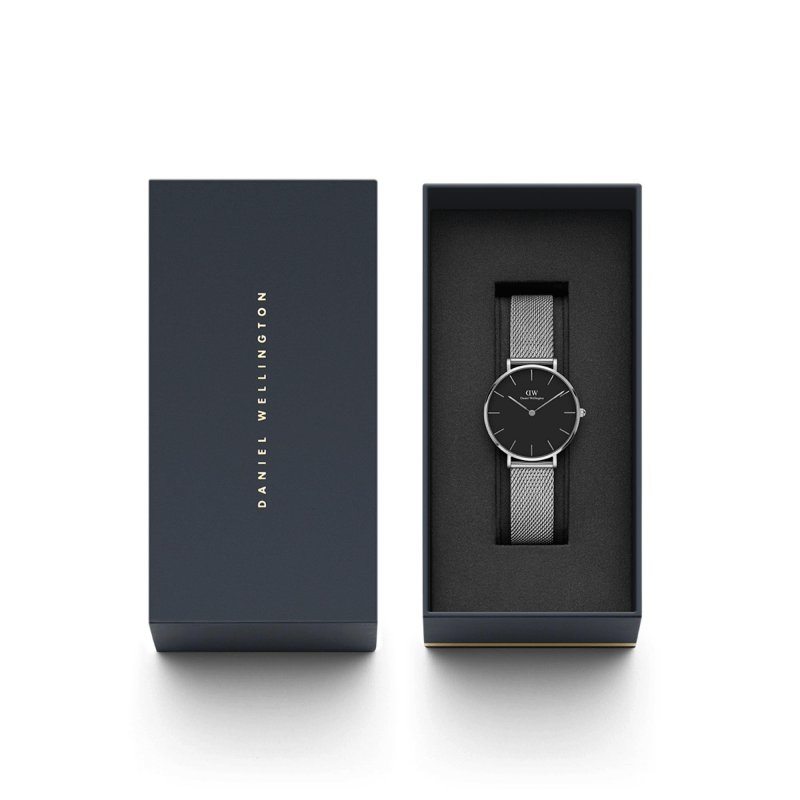 Daniel Wellington - Petite Sterling - Argento - Nero
