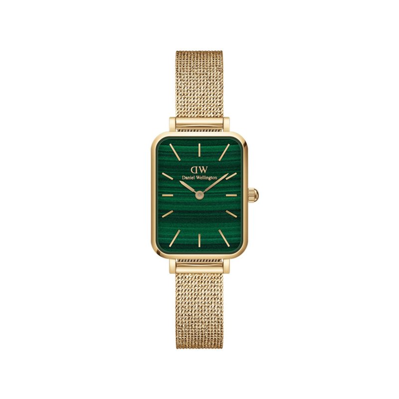 Daniel Wellington - Quadro Pressed Evergold - Oro - Verde