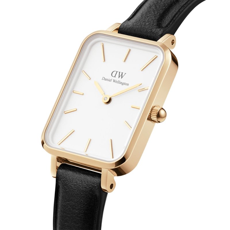 Daniel Wellington - Quadro Pressed - Oro - Pelle