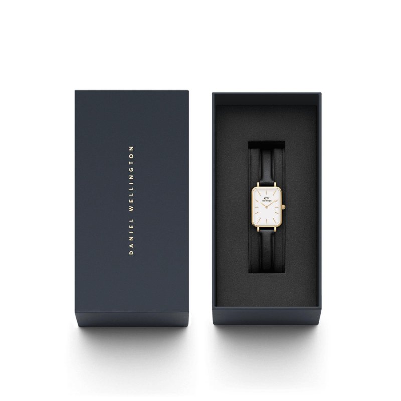 Daniel Wellington - Quadro Pressed - Oro - Pelle