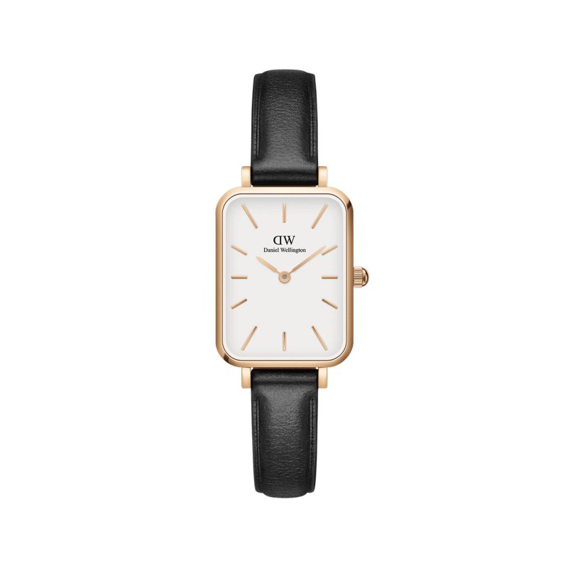 Daniel Wellington - Quadro Pressed - Oro Rosa - Pelle