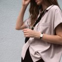 Daniel Wellington - Quadro Pressed - Oro Rosa - Pelle
