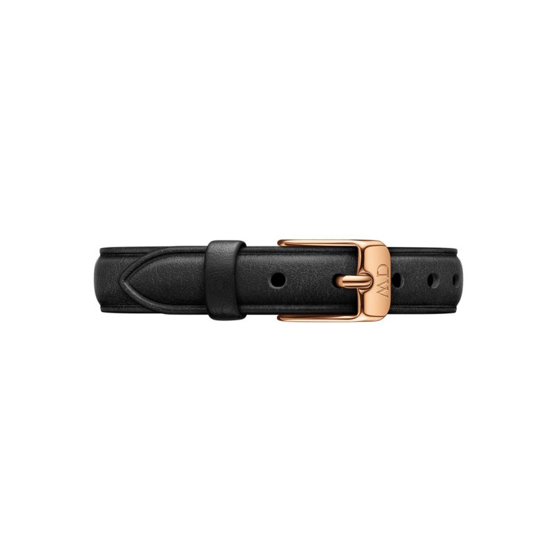 Daniel Wellington - Quadro Pressed - Oro Rosa - Pelle