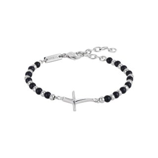 Breil Tribe - Bracciale Code - Onice - Acciaio