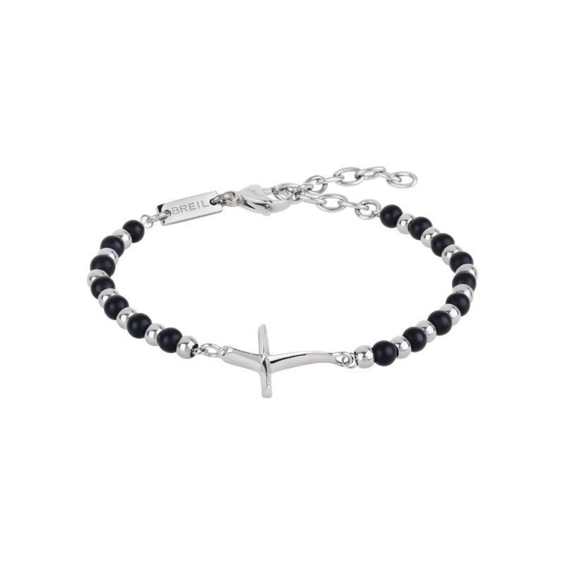 Breil Tribe - Bracciale Code - Onice - Acciaio
