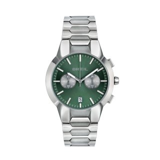 Breil Tribe - Chrono Gent 43Mm - Acciaio - Verde