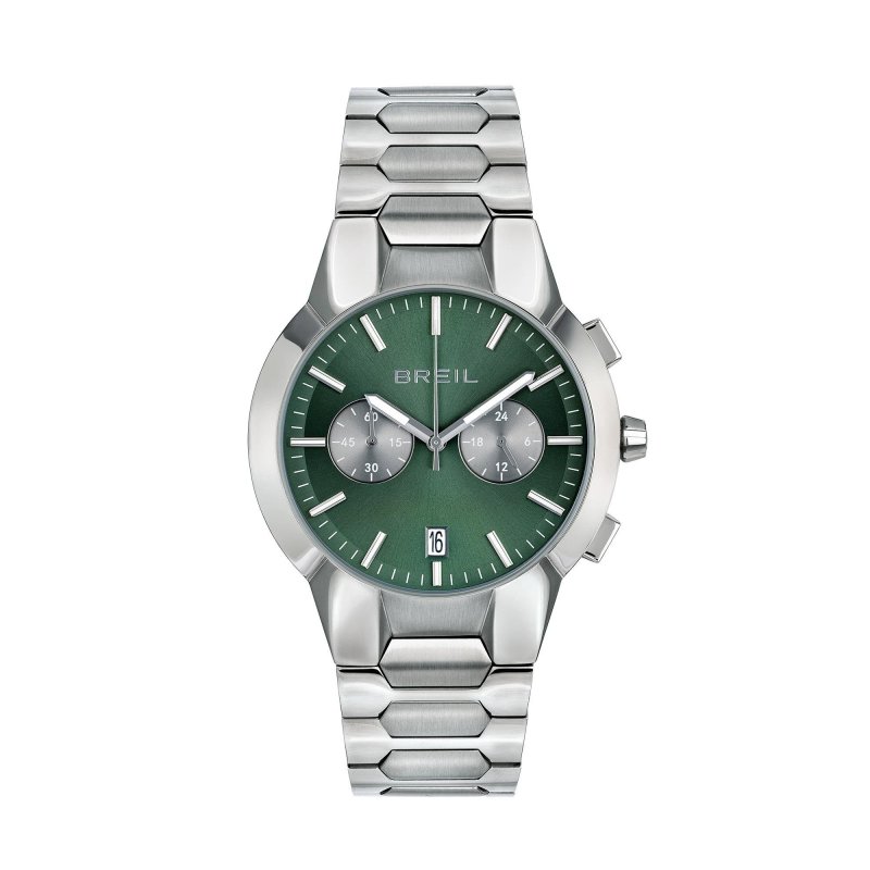 Breil Tribe - Chrono Gent 43Mm - Acciaio - Verde