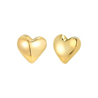 Breil - Orecchini Big Heart - Acciaio - Oro