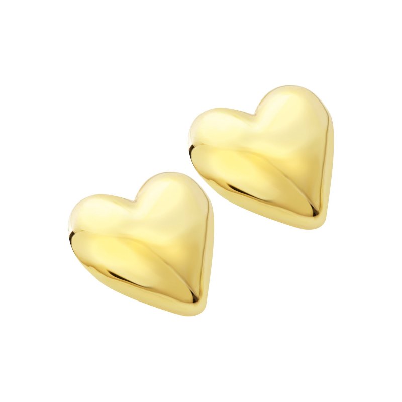 Breil - Orecchini Big Heart - Acciaio - Oro