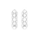 Breil - Orecchini Hexagonia - Acciaio - Argento