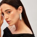 Breil - Orecchini Hexagonia - Acciaio - Argento