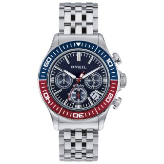 Breil - Chrono Gent 44 Mm - Acciaio - Blu