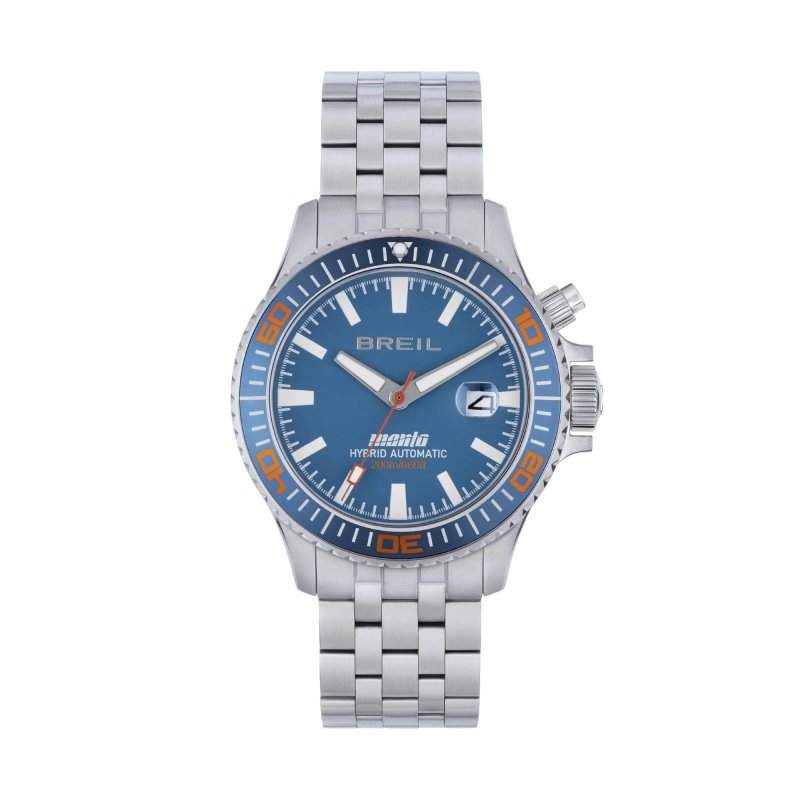 Breil - Hybrid Automatic 40,5 Mm - Acciaio - Blu