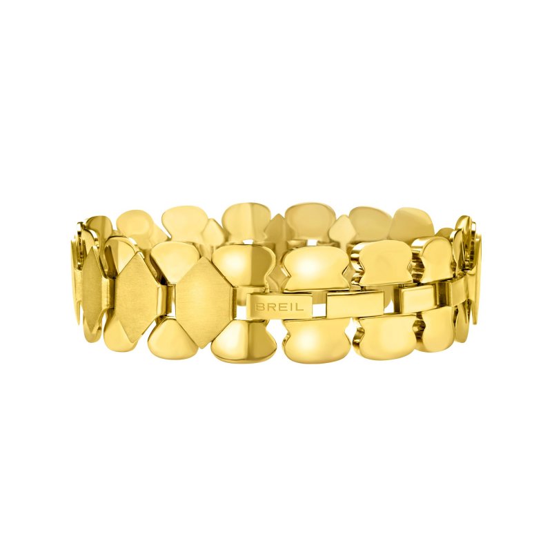 Breil - Bracciale Hexagonia - Acciaio - Oro