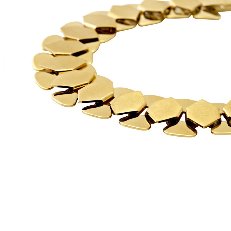 Breil - Bracciale Hexagonia - Acciaio - Oro