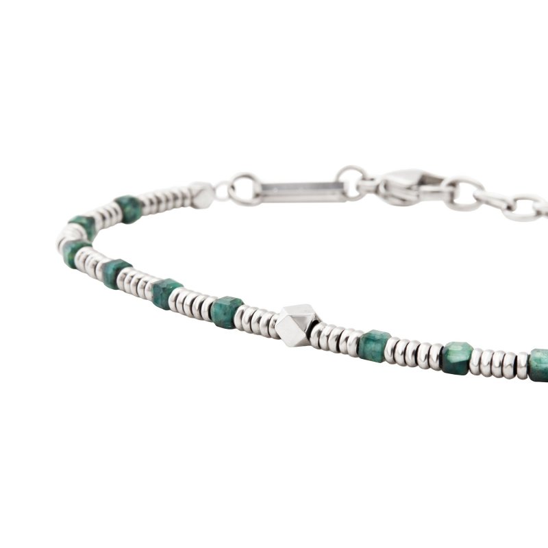 Breil - Bracciale Priam - Acciaio - Smeraldo