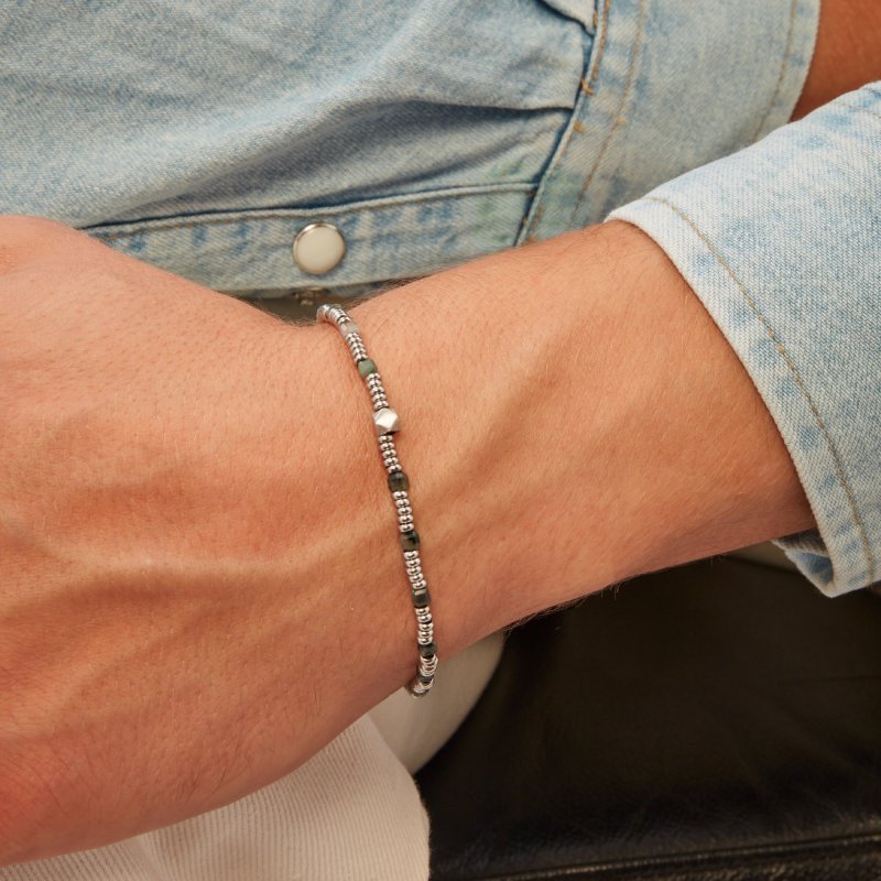Breil - Bracciale Priam - Acciaio - Smeraldo