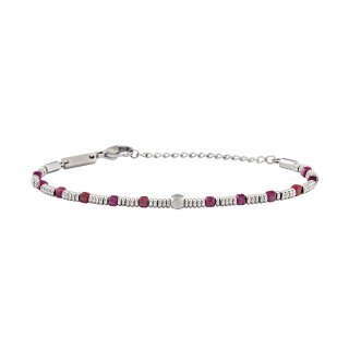 Breil - Bracciale Priam - Acciaio - Rubino
