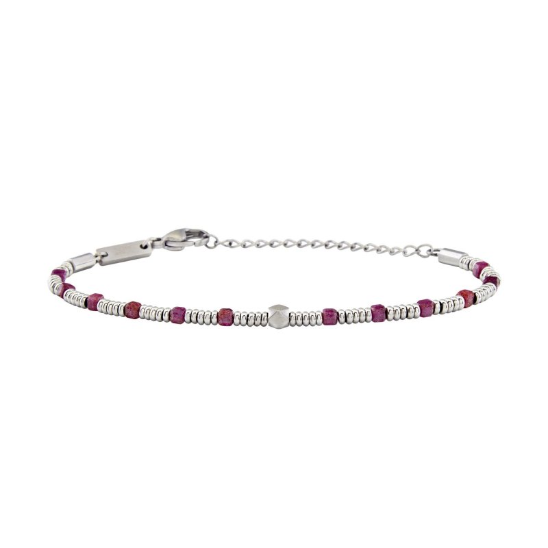 Breil - Bracciale Priam - Acciaio - Rubino