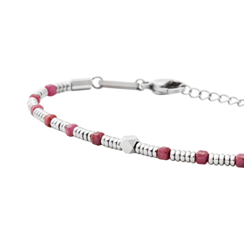 Breil - Bracciale Priam - Acciaio - Rubino