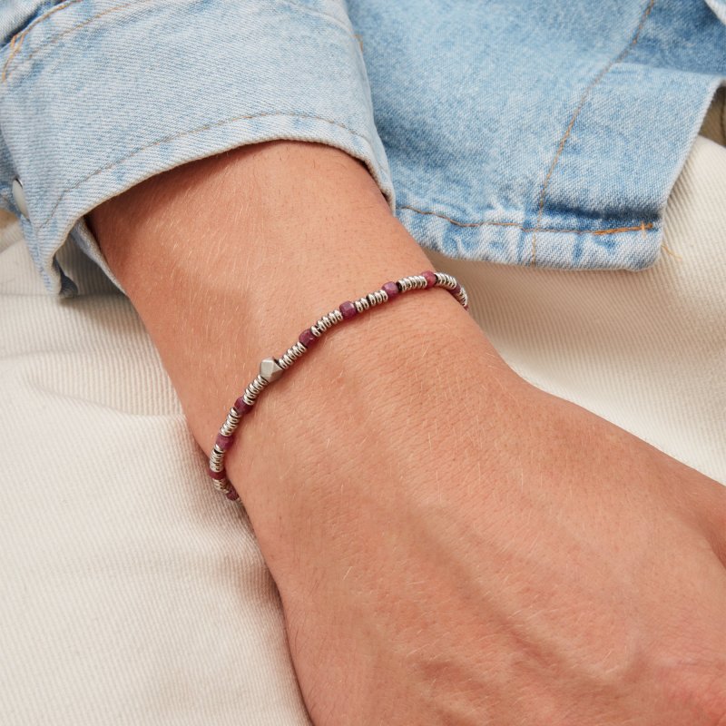 Breil - Bracciale Priam - Acciaio - Rubino