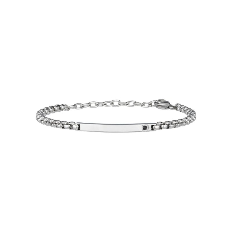 Breil - Bracciale Blacken - Acciaio - Zircone Nero