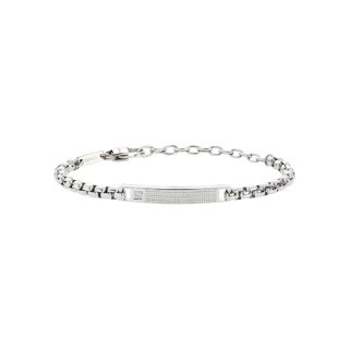 Breil - Bracciale Tag And Cross - Acciaio - Zirconia