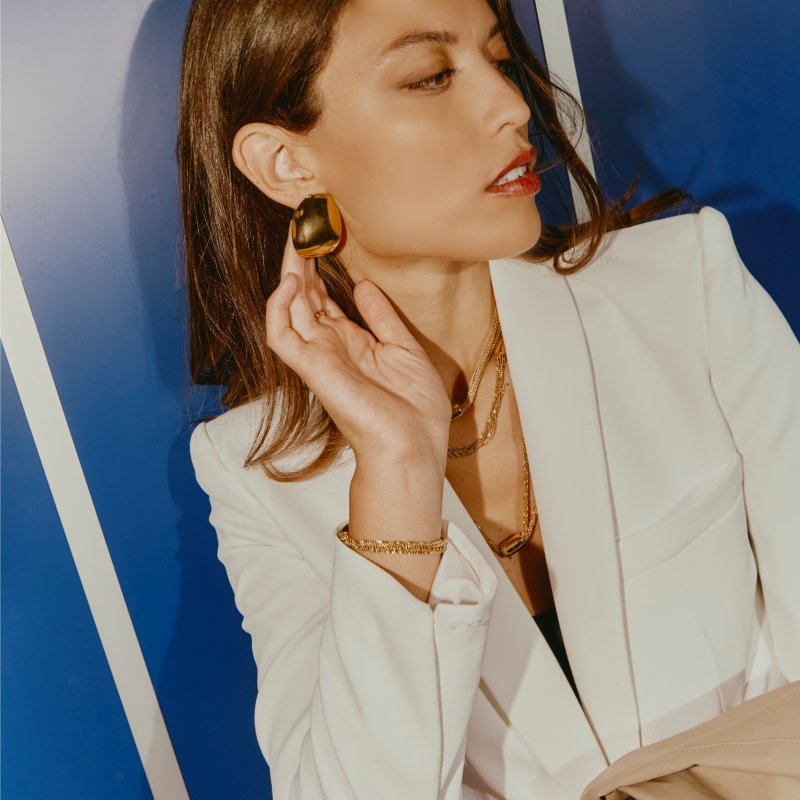 Breil - Orecchini B Whisper - Acciaio Ip Gold