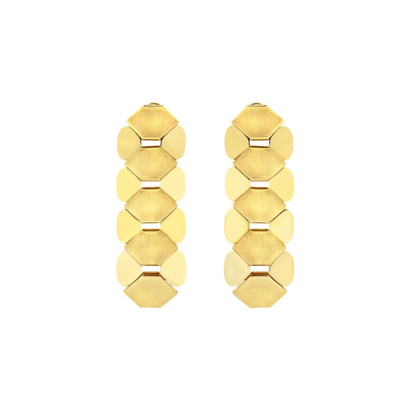 Breil - Orecchini Hexagonia - Acciaio - Oro