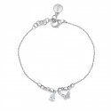 Rosato - Bracciale Morbido - Argento 925‰ - Zirconi