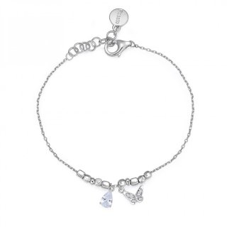 Rosato - Bracciale Morbido - Argento 925‰ - Zirconi
