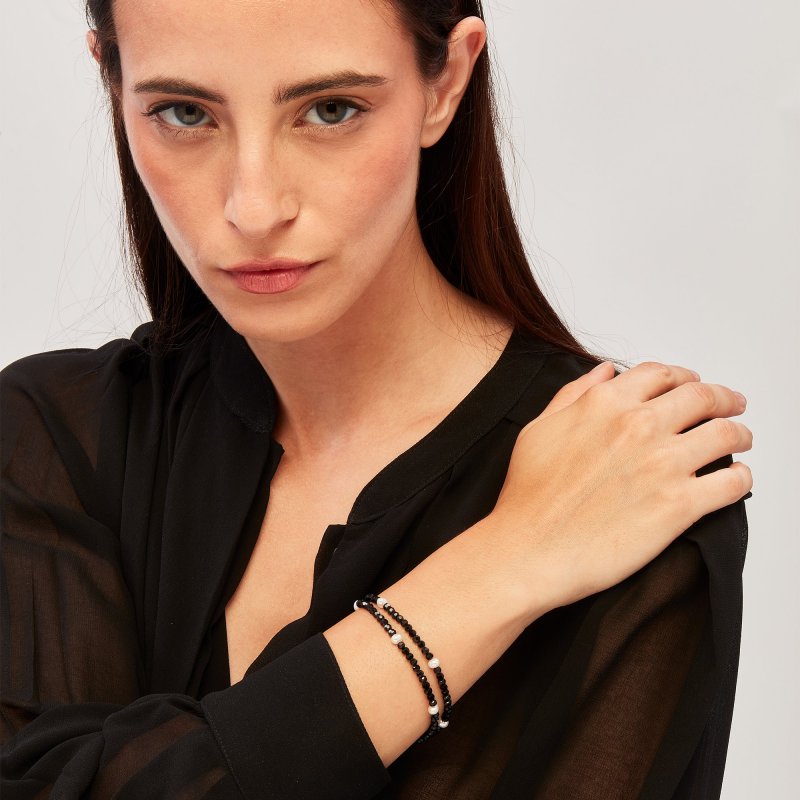 Breil - Elemento Small Black Moon - Bracciale - Acciaio