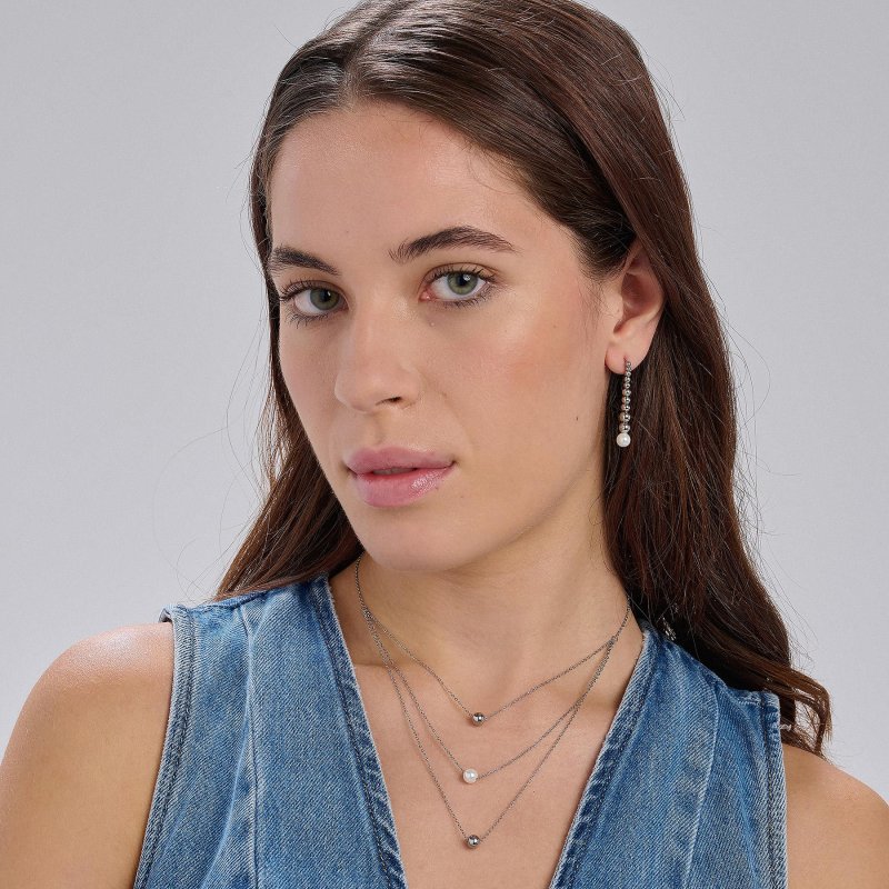 Brosway - Orecchini Perfect - Acciaio - Perle