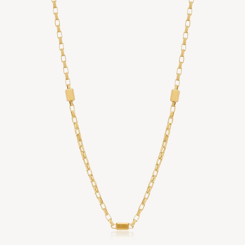 Brosway - Collana Logan - Acciaio - Oro 14K