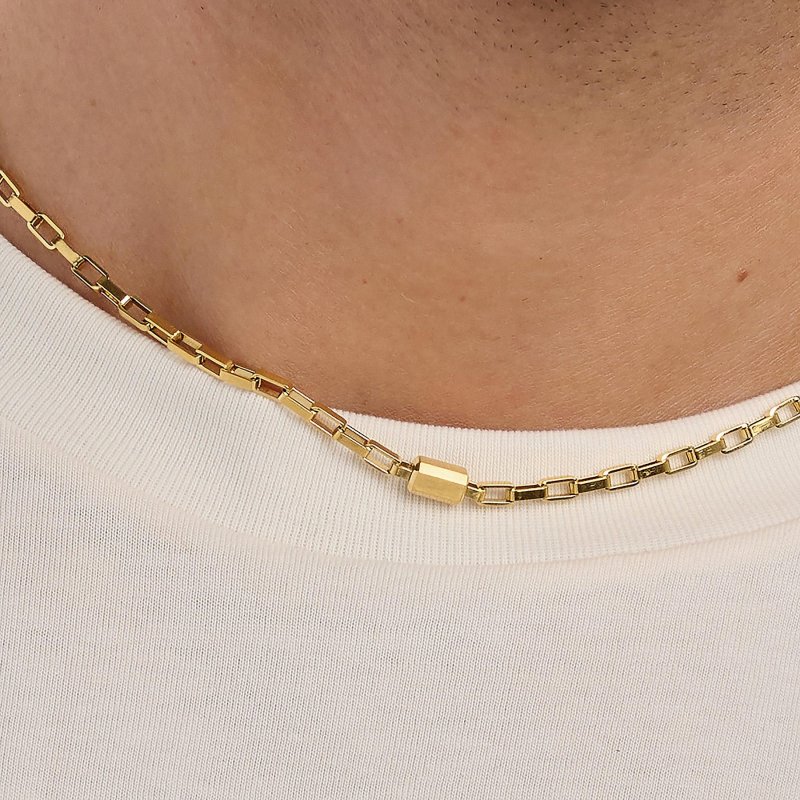 Brosway - Collana Logan - Acciaio - Oro 14K