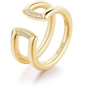 Rosato - Anello Donna Bianca - Argento 925 - Zirconi