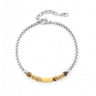 Bracciale 4Us Cesare Paciotti Occhio Di Tigre Uomo 4Ubr6803