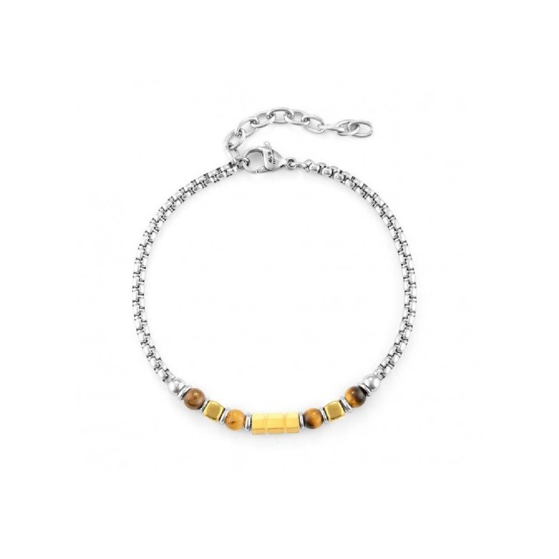Bracciale 4Us Cesare Paciotti Occhio Di Tigre Uomo 4Ubr6803