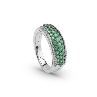 Salvini - Anello Classico - Oro Bianco - Diamante