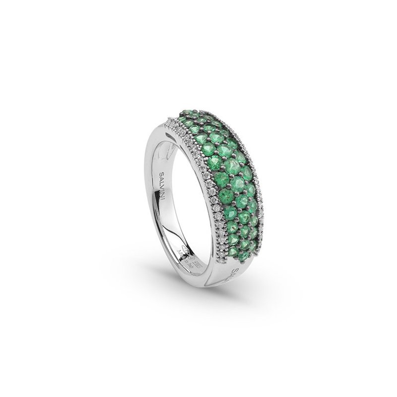 Salvini - Anello Classico - Oro Bianco - Diamante