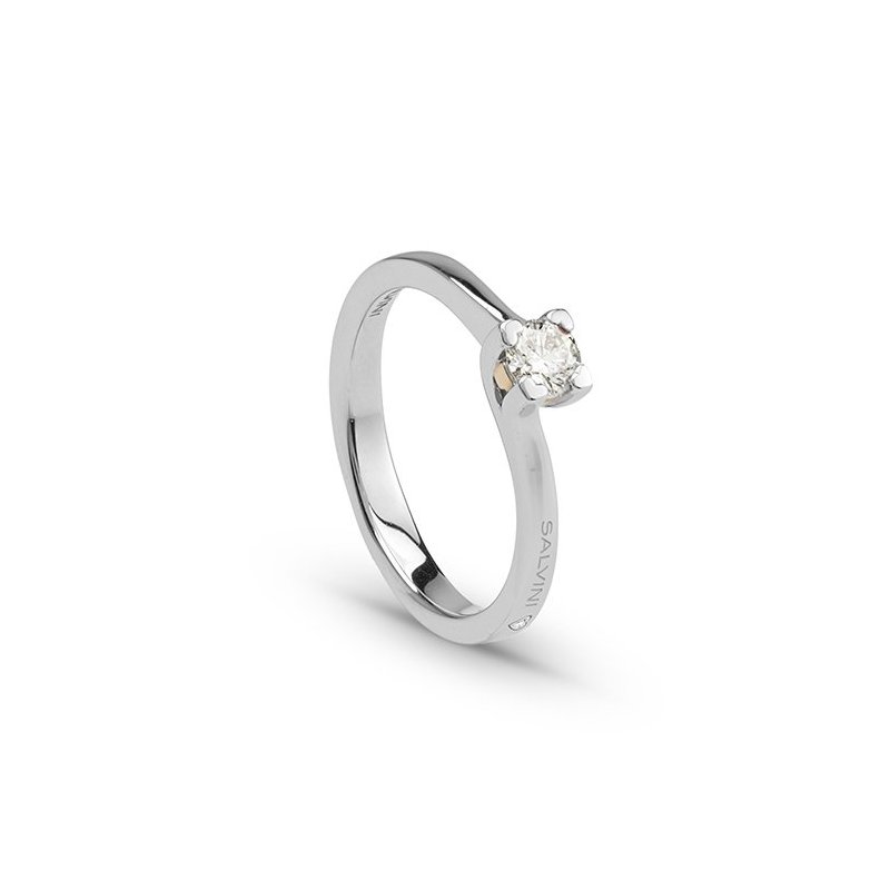 Salvini - Anello Battito - Oro Bianco/Rosa - Diamante