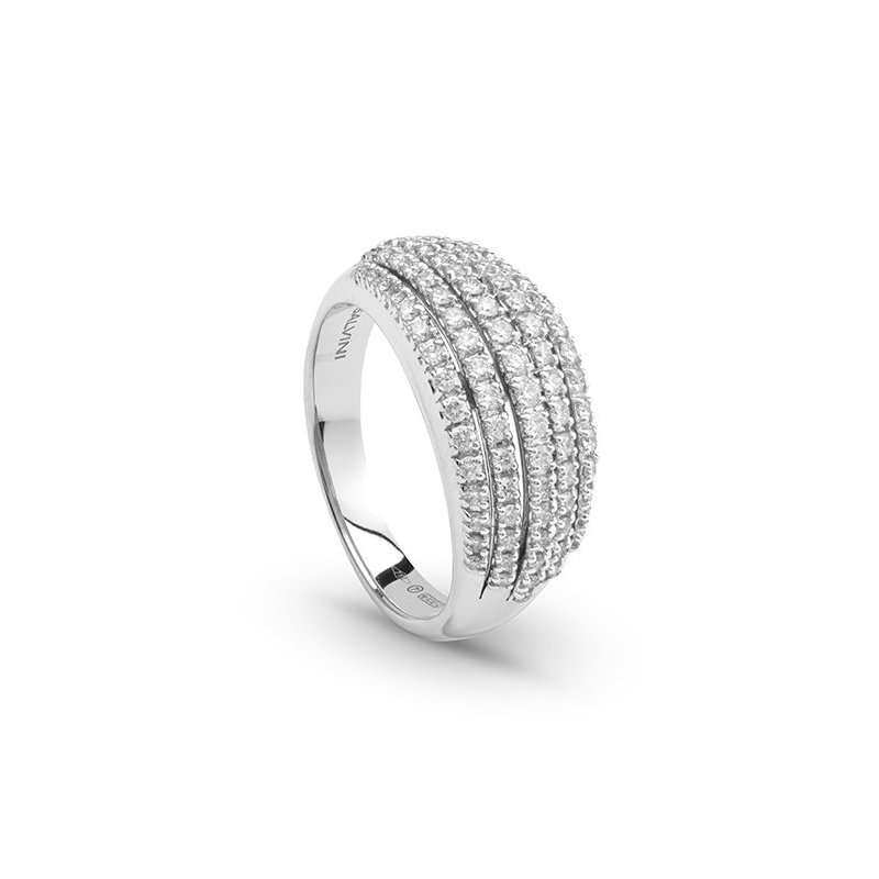 Salvini - Anello Galassia S - Oro Bianco - Diamante