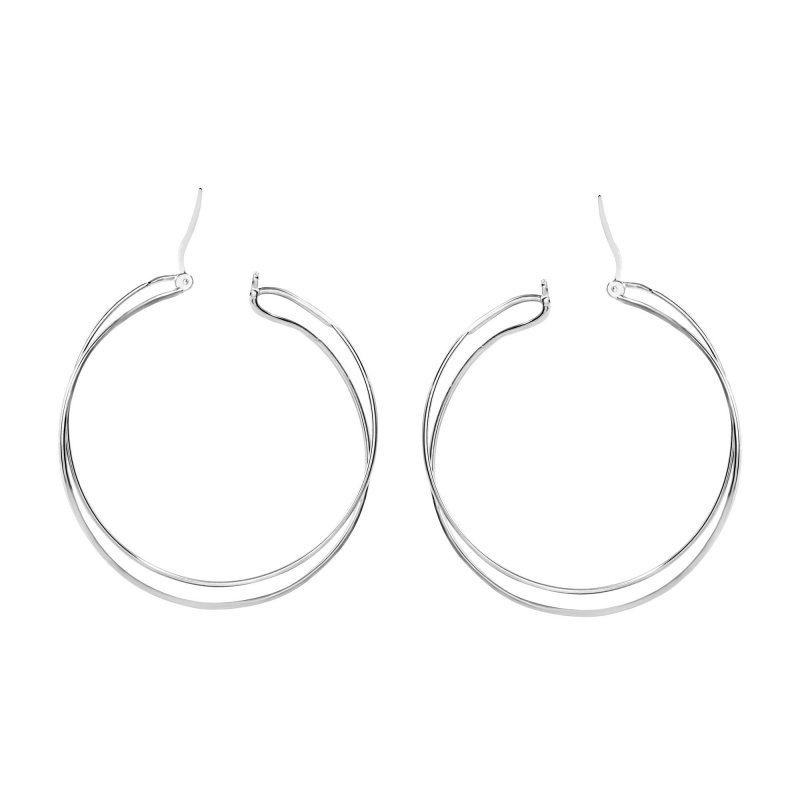 Breil - Orecchini Lightline - Acciaio - Argento