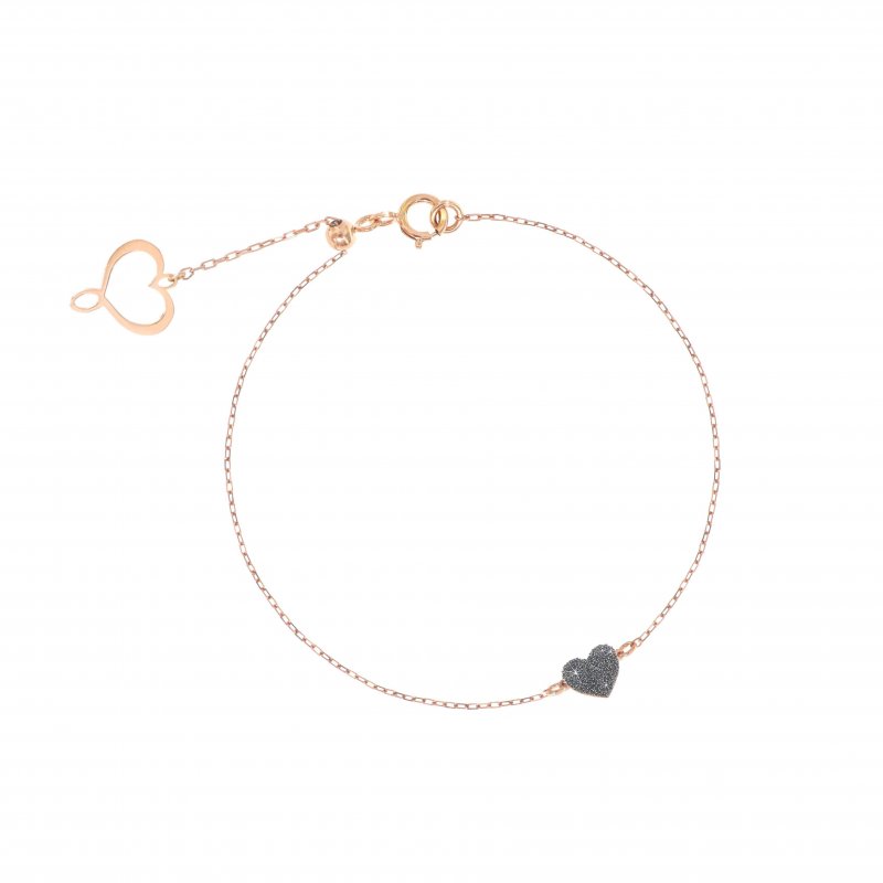 Maman Et Sophie - Bracciale Cuore - Oro Rosa