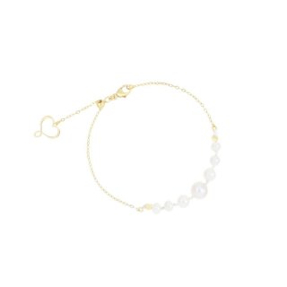 Maman Et Sophie - Bracciale Onda Bianca - Perla - Argento